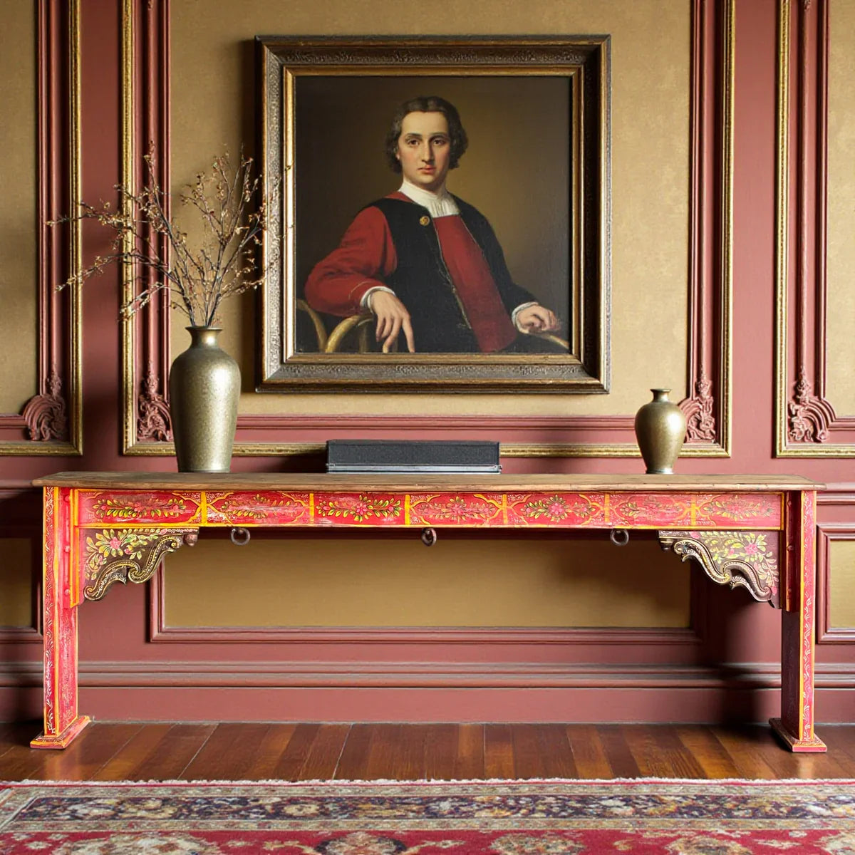 Can this console table be used in modern interiors?