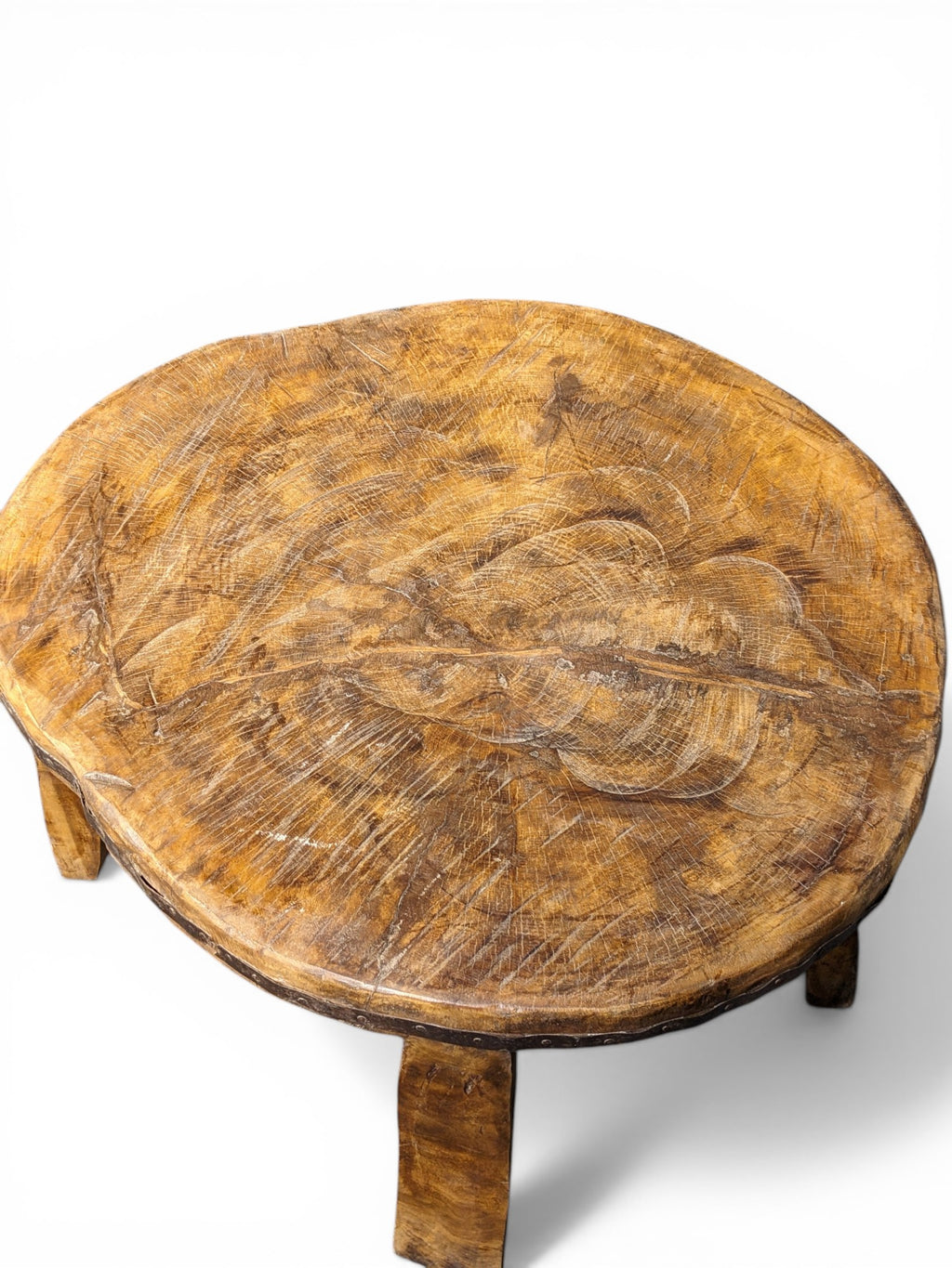 Ethnic Warrior Table – handcrafted vintage Indian decor from Jodhpur, Rajasthan