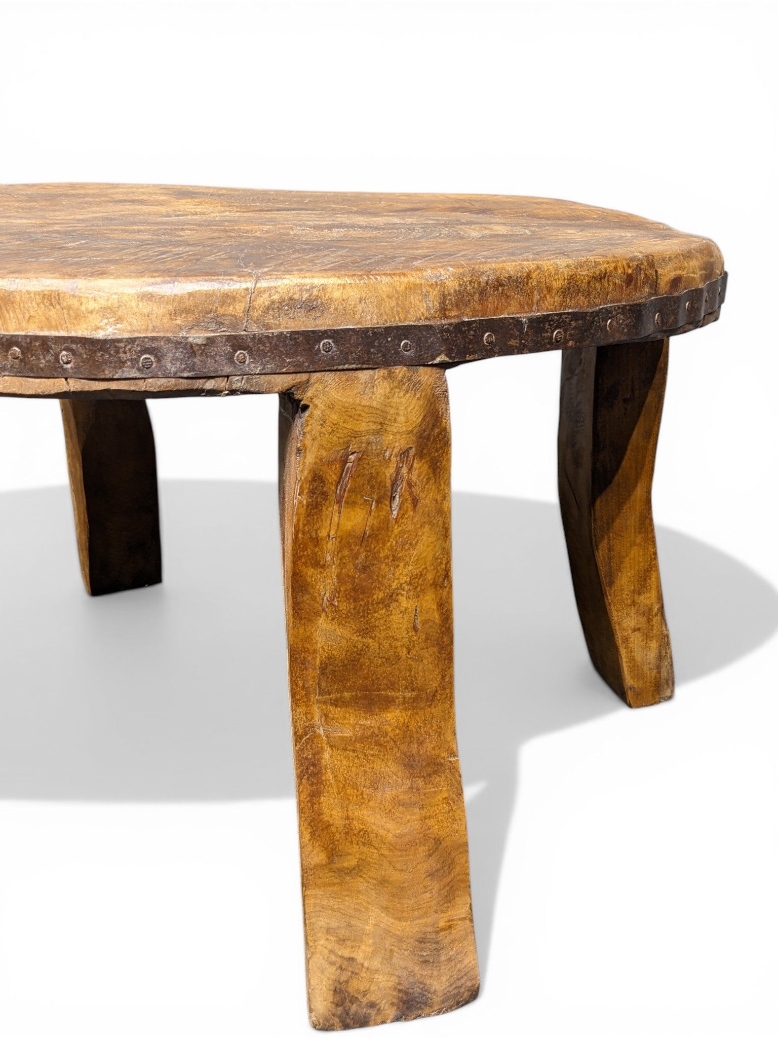Ethnic Warrior Table – handcrafted vintage Indian decor from Jodhpur, Rajasthan