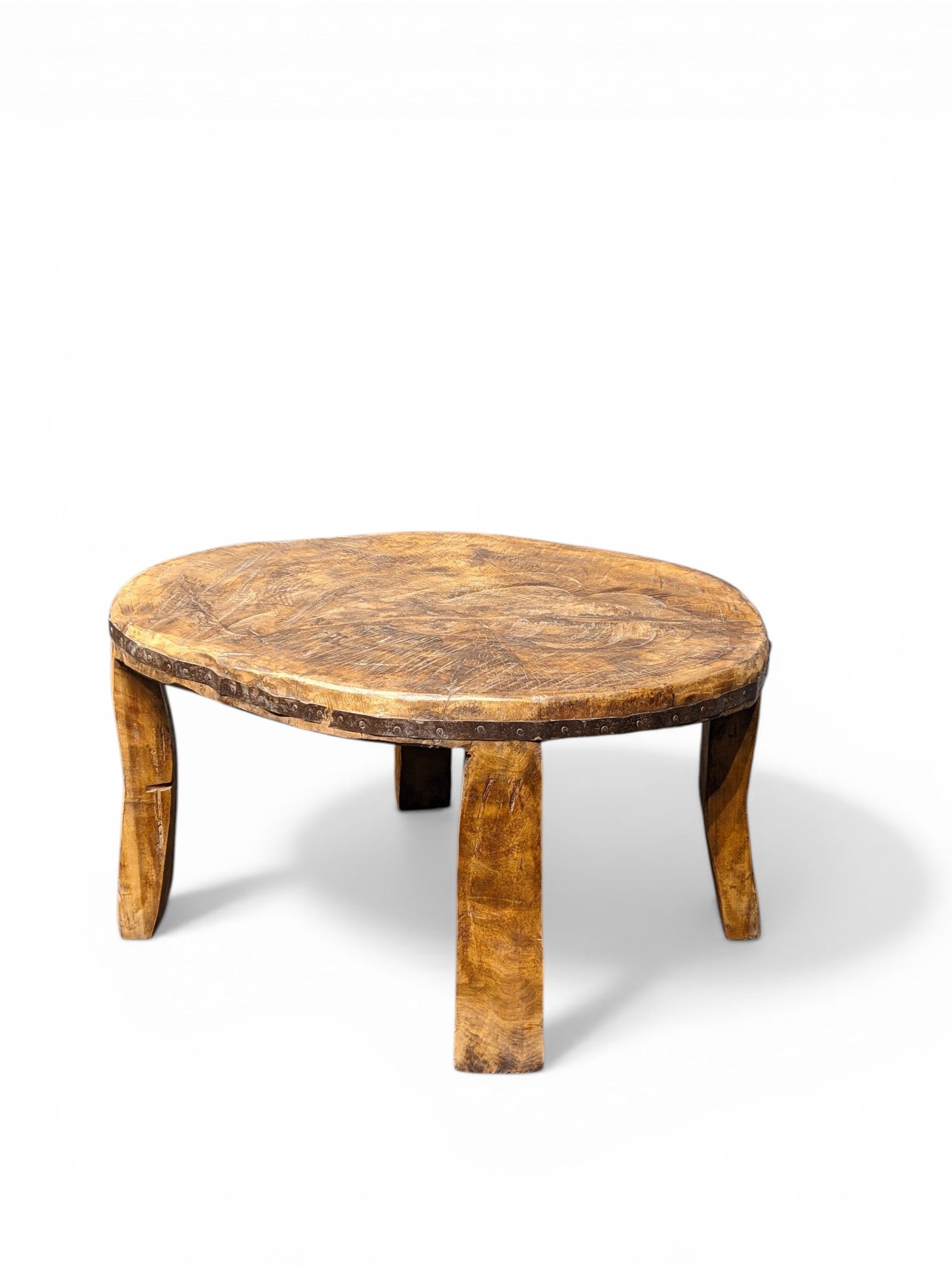 Ethnic Warrior Table – handcrafted vintage Indian decor from Jodhpur, Rajasthan