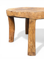 Naga Carved Table – handcrafted vintage Indian decor from Jodhpur, Rajasthan