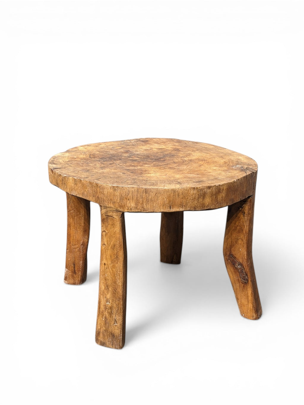 Naga Carved Table – handcrafted vintage Indian decor from Jodhpur, Rajasthan