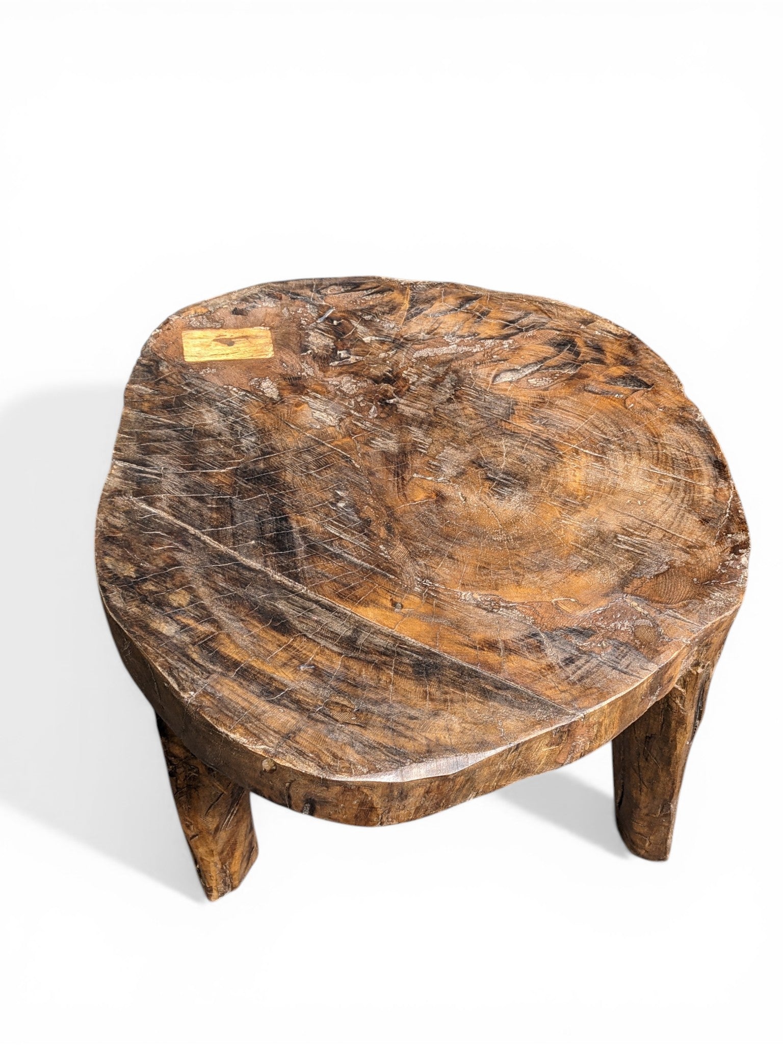 Tribal Naga Table – handcrafted vintage Indian decor from Jodhpur, Rajasthan