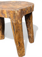 Tribal Naga Table – handcrafted vintage Indian decor from Jodhpur, Rajasthan