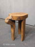 Naga Side Table – handcrafted vintage Indian decor from Jodhpur, Rajasthan