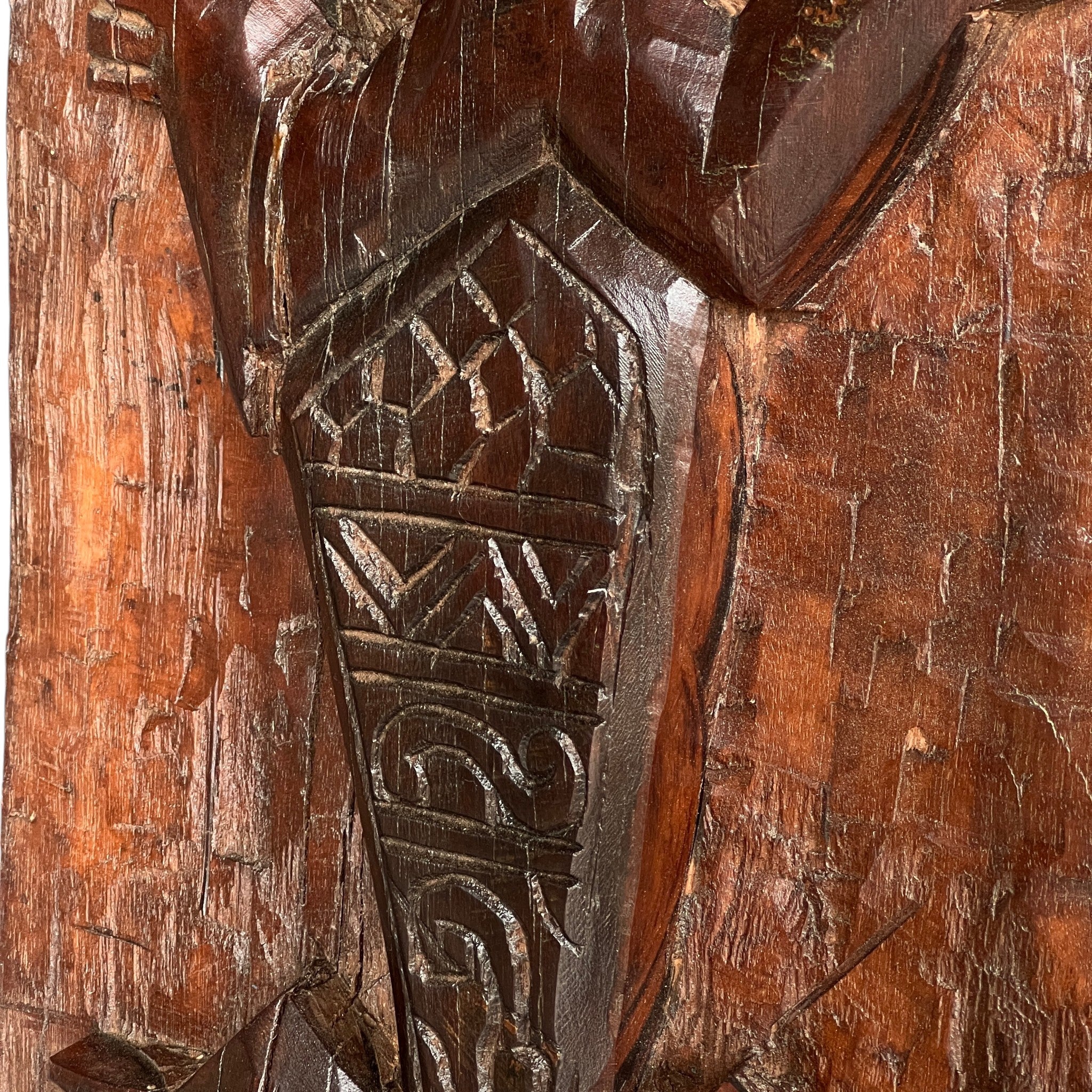 Handcrafted Naga Wooden Panel