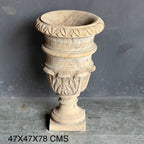 Handcrafted Stone Decorative Urn