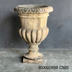 Handcrafted Stone Decorative Urn