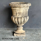 Handcrafted Stone Decorative Urn