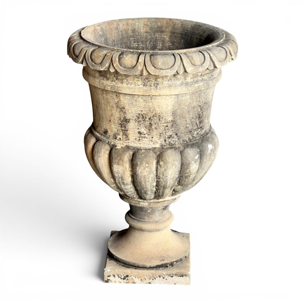 Handcrafted Stone Decorative Urn