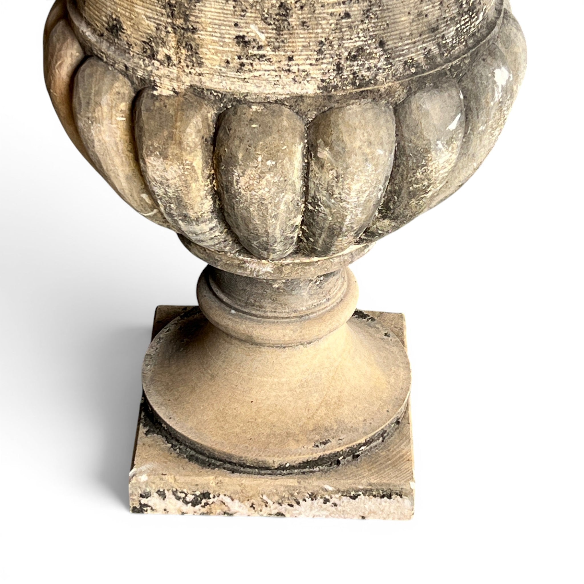 Handcrafted Stone Decorative Urn