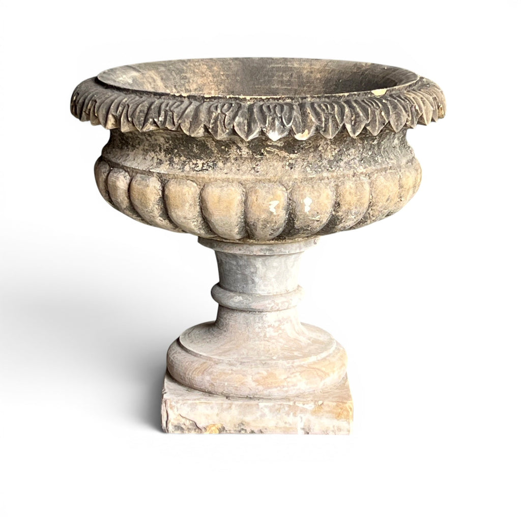 Handcrafted Stone Decorative Urn