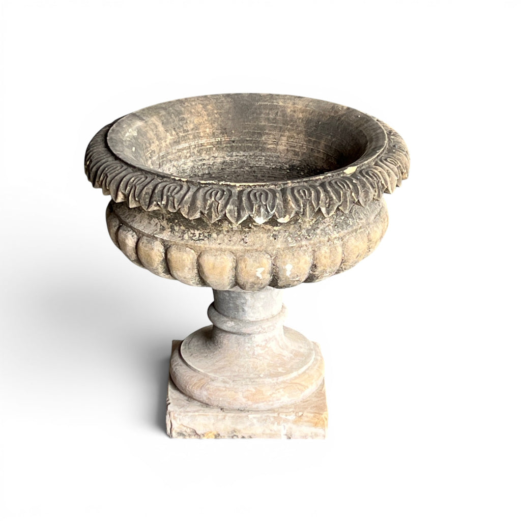 Handcrafted Stone Decorative Urn