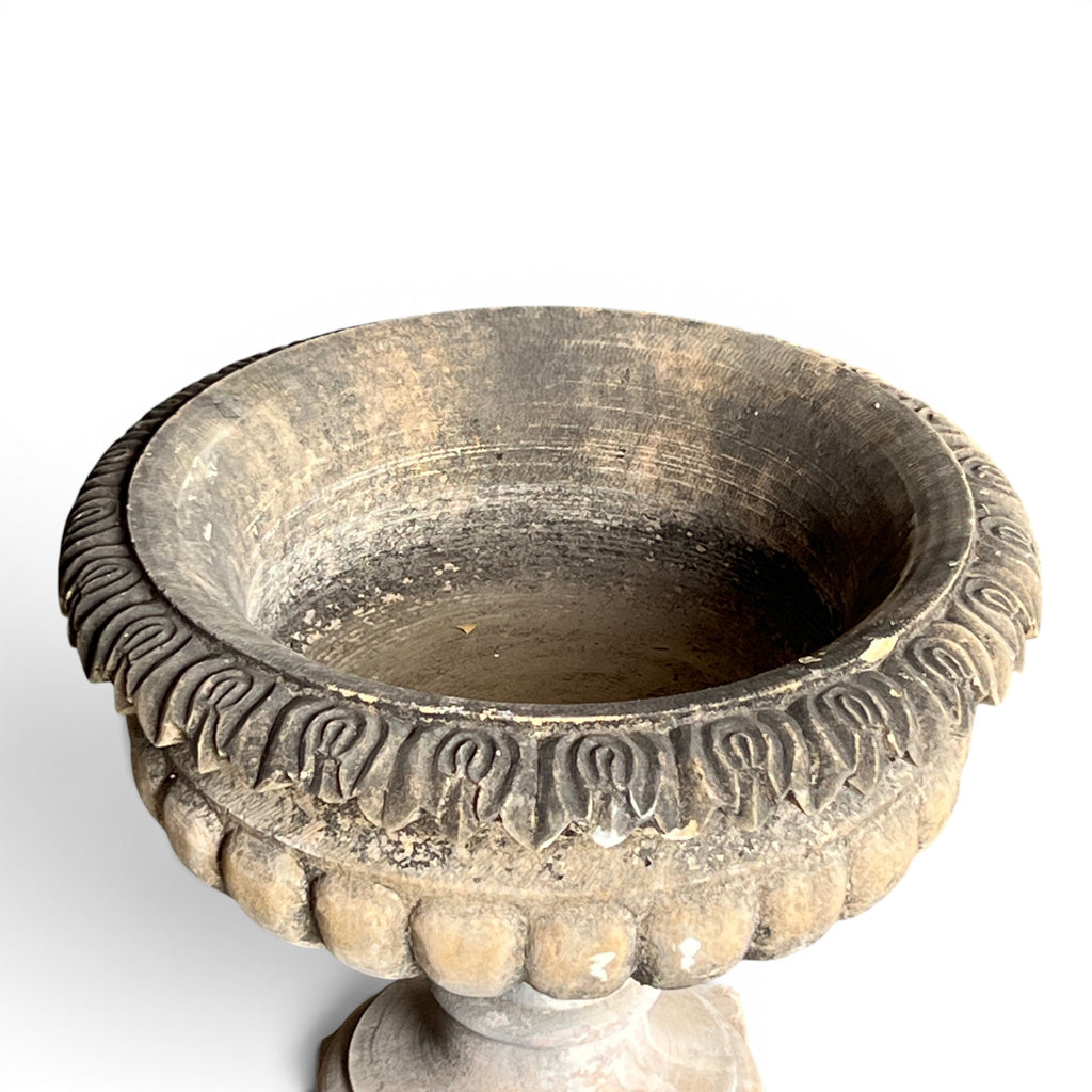 Handcrafted Stone Decorative Urn