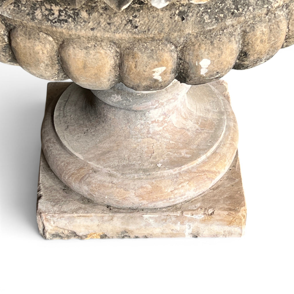 Handcrafted Stone Decorative Urn