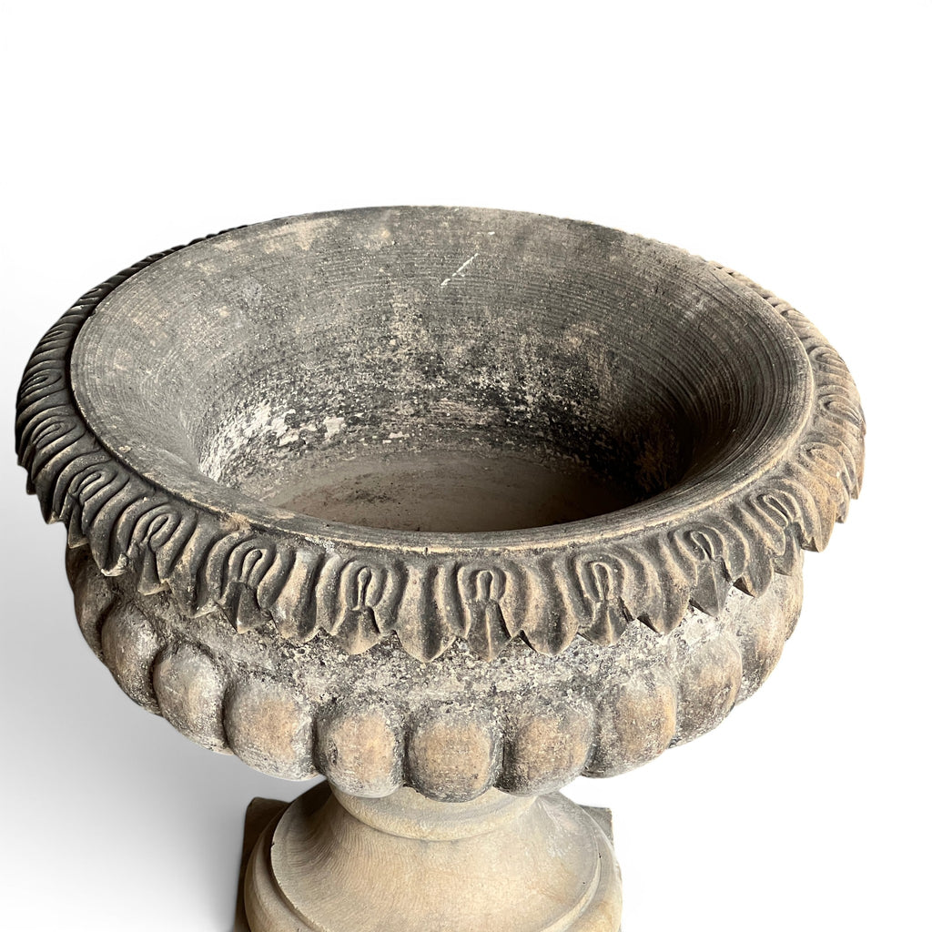 Handcrafted Stone Decorative Urn