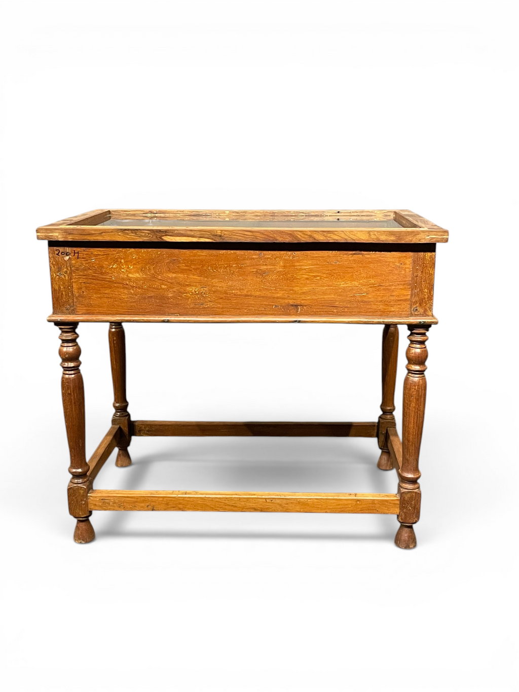 Wooden Glass Top Table