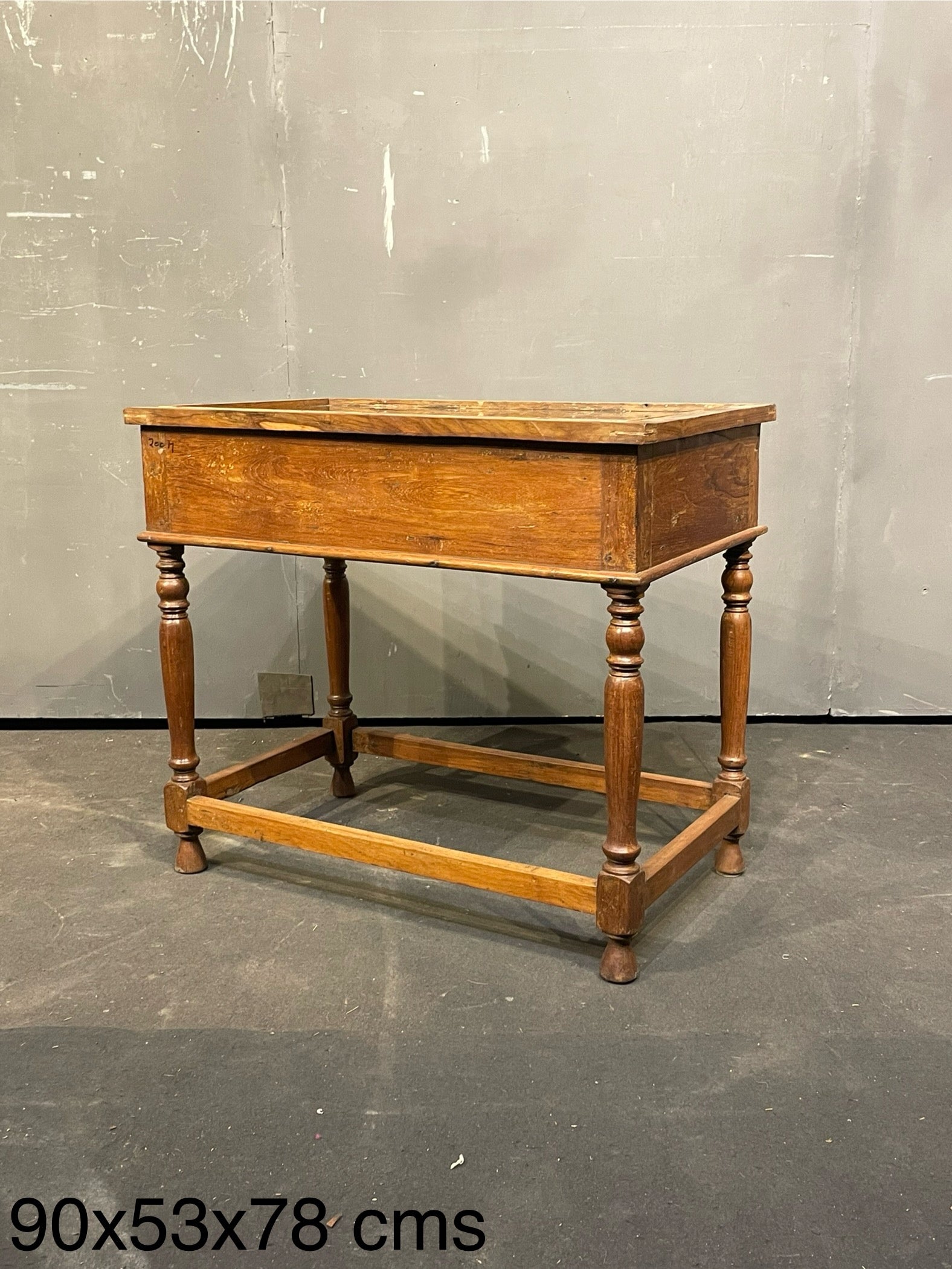 Wooden Glass Top Table