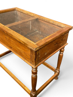 Wooden Glass Top Table