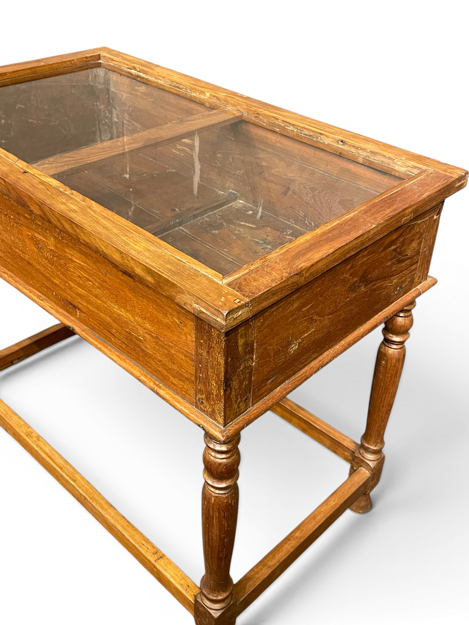 Wooden Glass Top Table