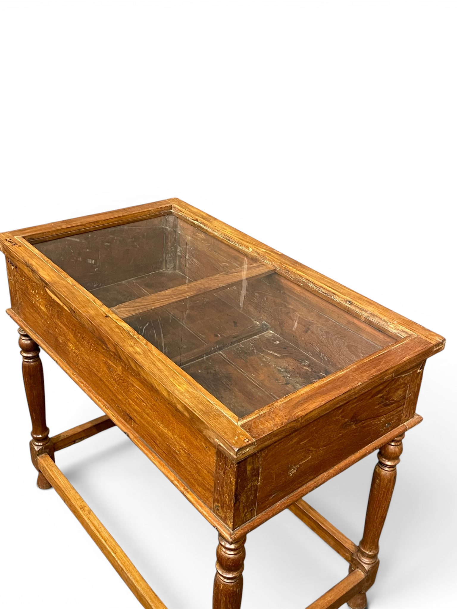 Wooden Glass Top Table