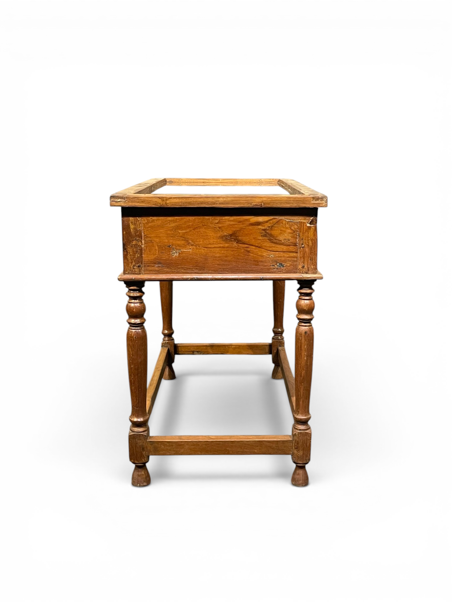 Wooden Glass Top Table