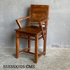 OLD TEAK WOOD CHAIR