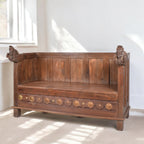 OLD TEAK WOOD SOFA