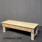 HAND CARVED BENCH
