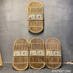 Bamboo POLICE Wall Decor