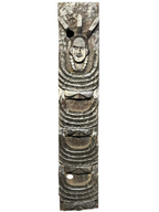 Vintage Naga Tribal Wood Carving – Ancestor Figure Wall Panel