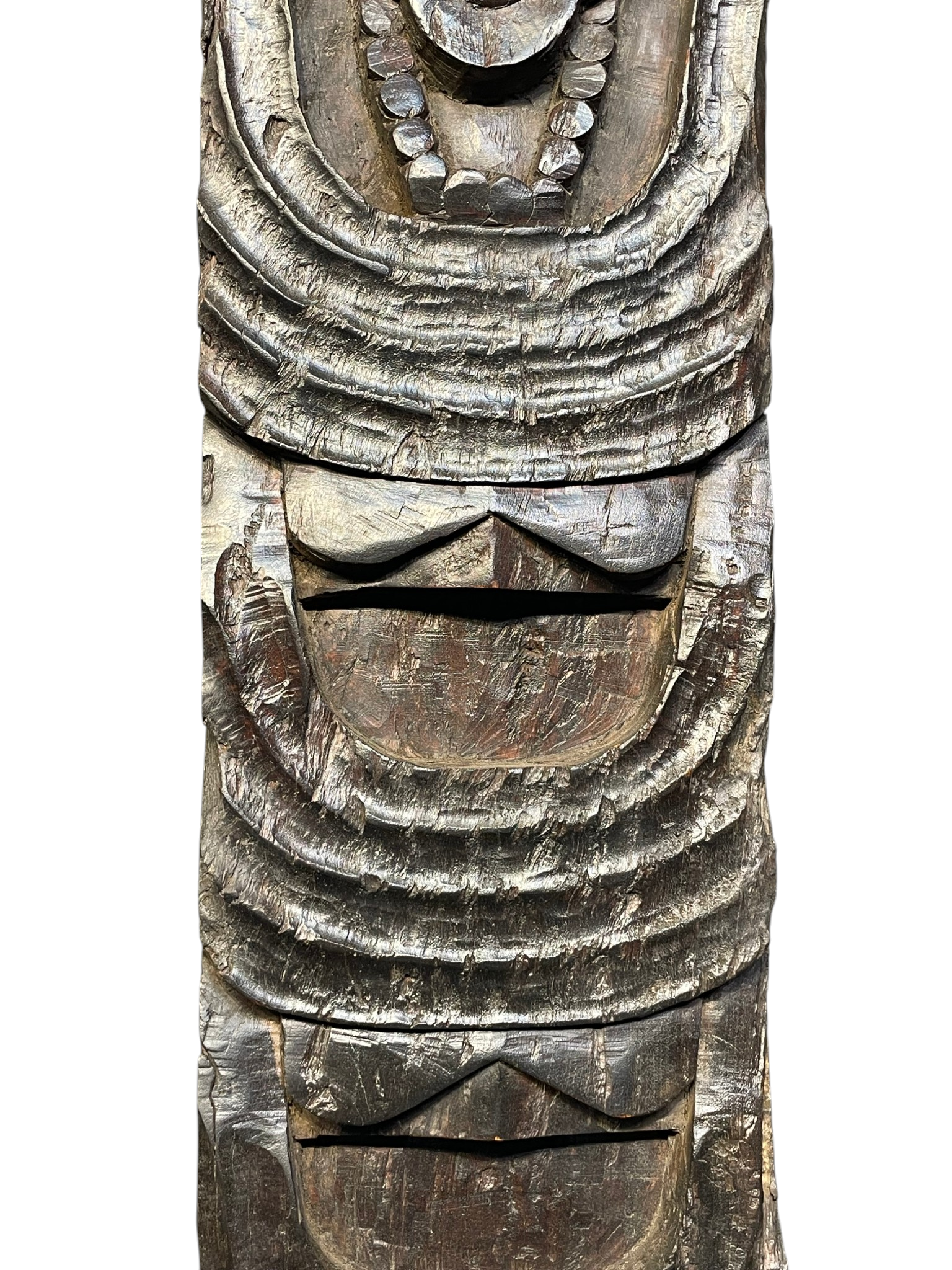 Vintage Naga Tribal Wood Carving – Ancestor Figure Wall Panel