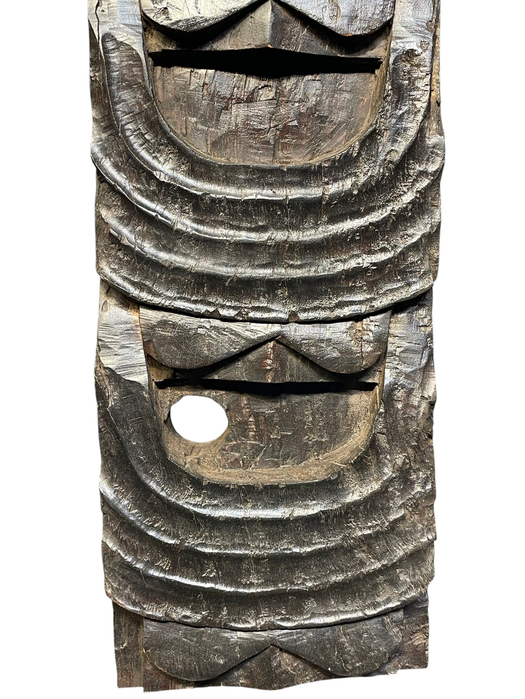 Vintage Naga Tribal Wood Carving – Ancestor Figure Wall Panel