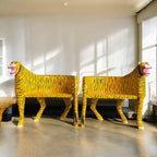 HAND PAINTED TIGER CHAIR