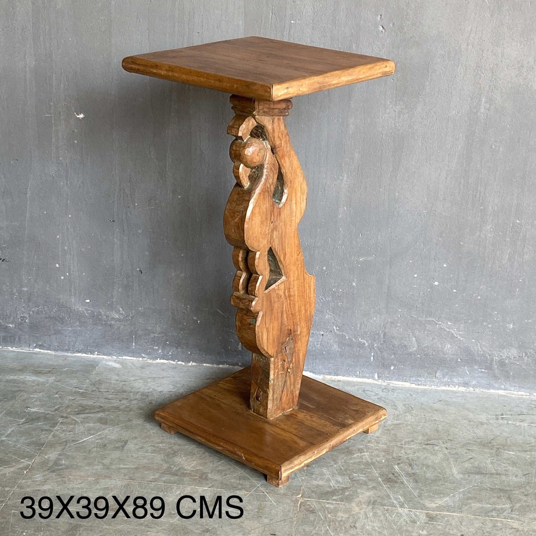 WOODEN SIDE TABLE