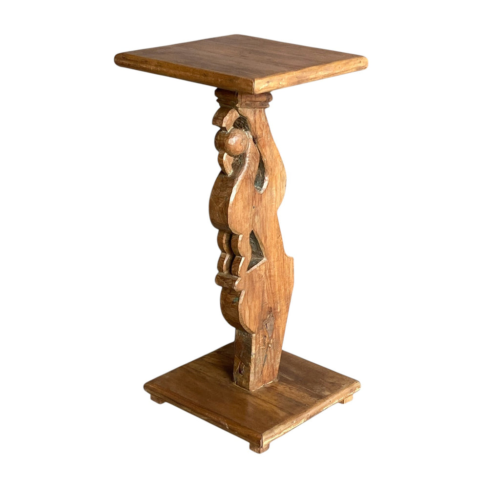WOODEN SIDE TABLE