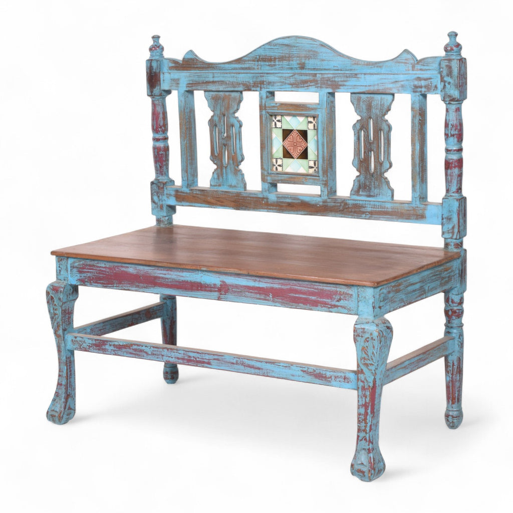 VINTAGE TEAM WOOD BENCH