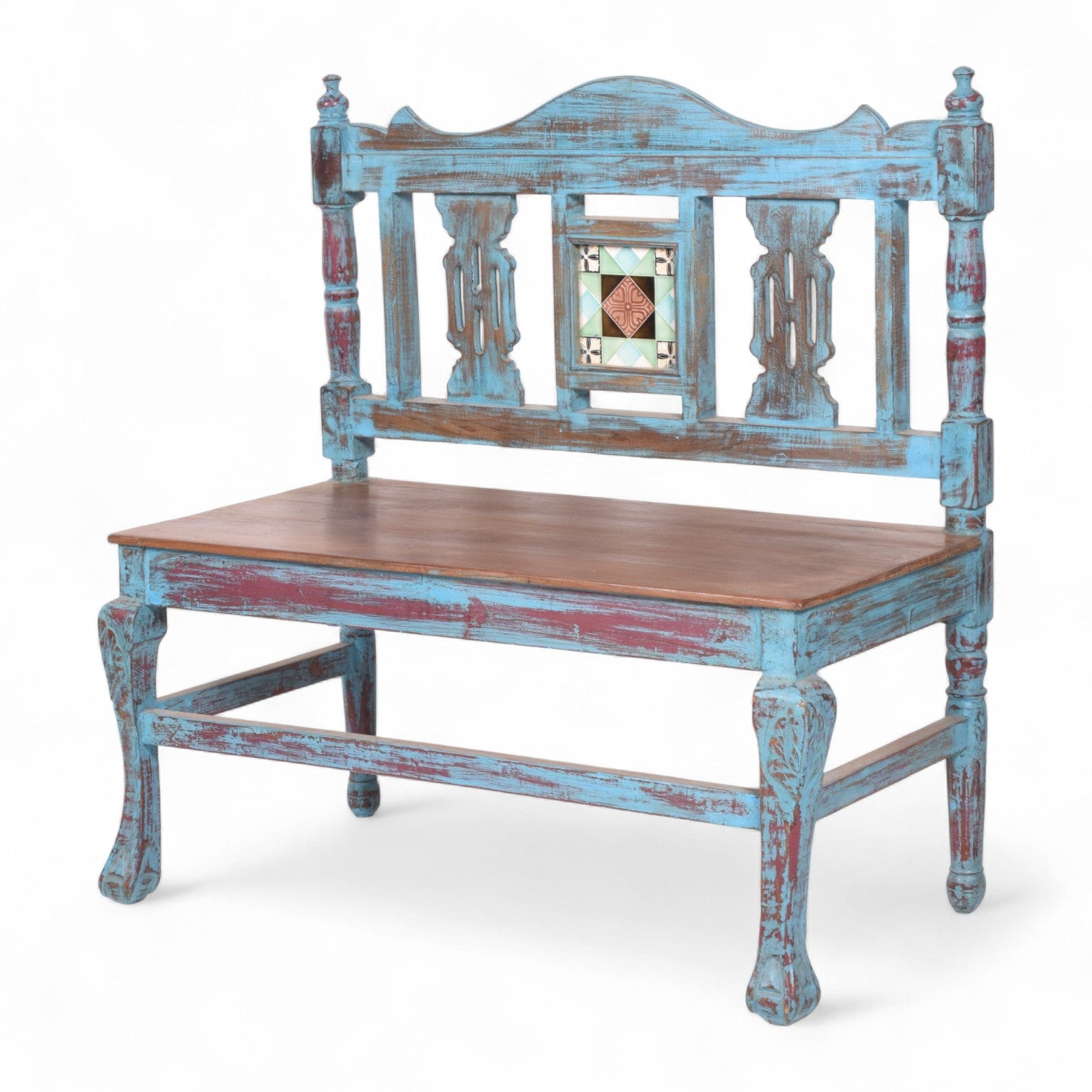 VINTAGE TEAM WOOD BENCH