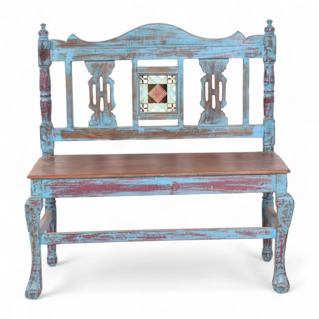 VINTAGE TEAM WOOD BENCH