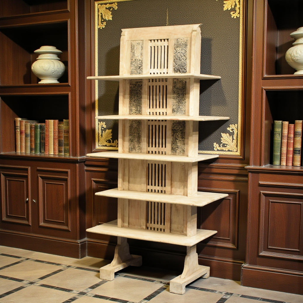 WOODEN BOOKSHELF