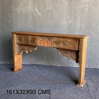 BRASS FTD. CONSOLE TABLE