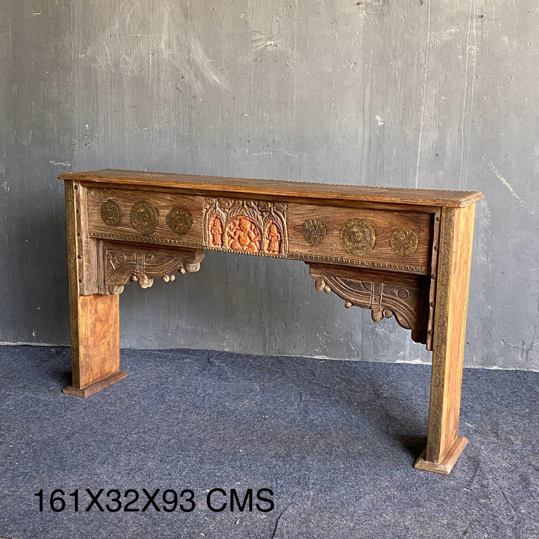 BRASS FTD. CONSOLE TABLE