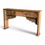BRASS FTD. CONSOLE TABLE