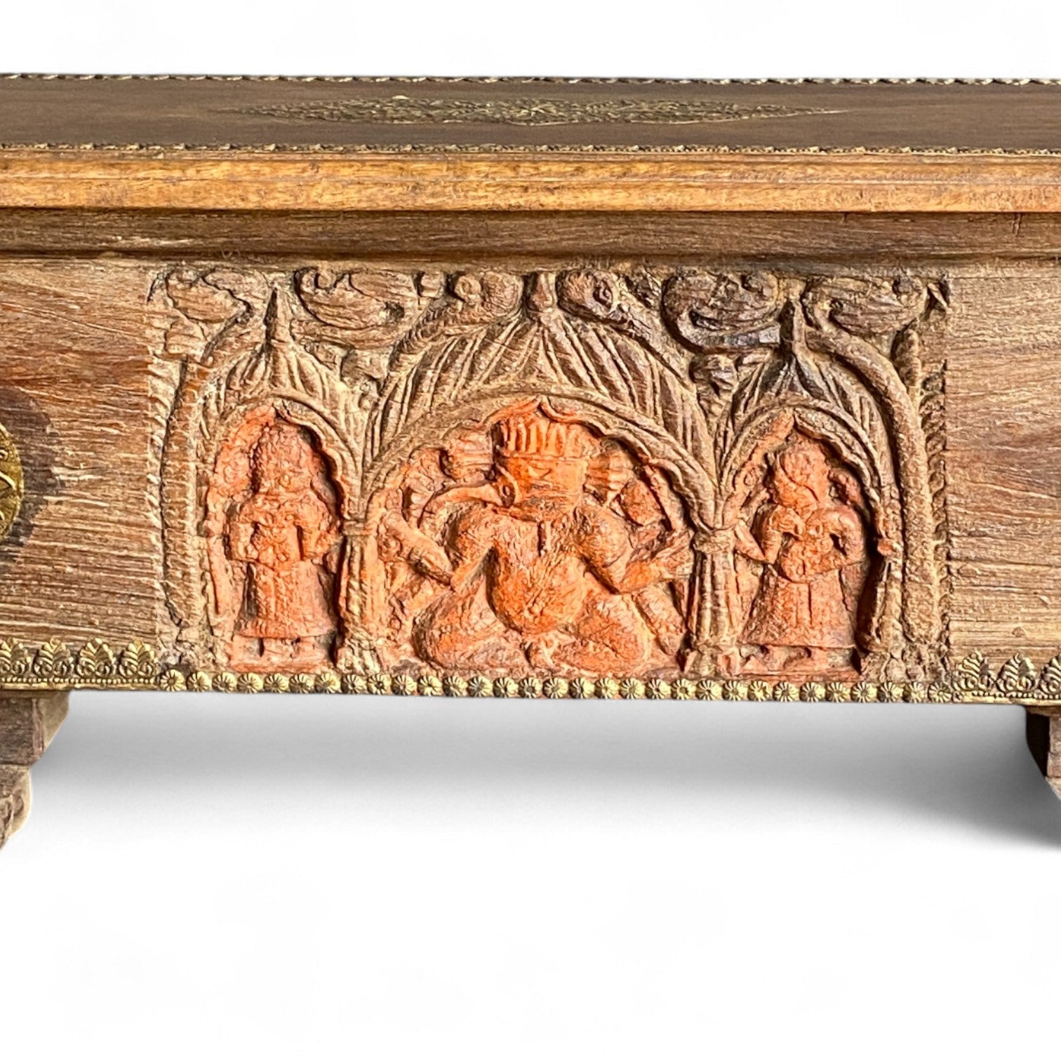 BRASS FTD. CONSOLE TABLE