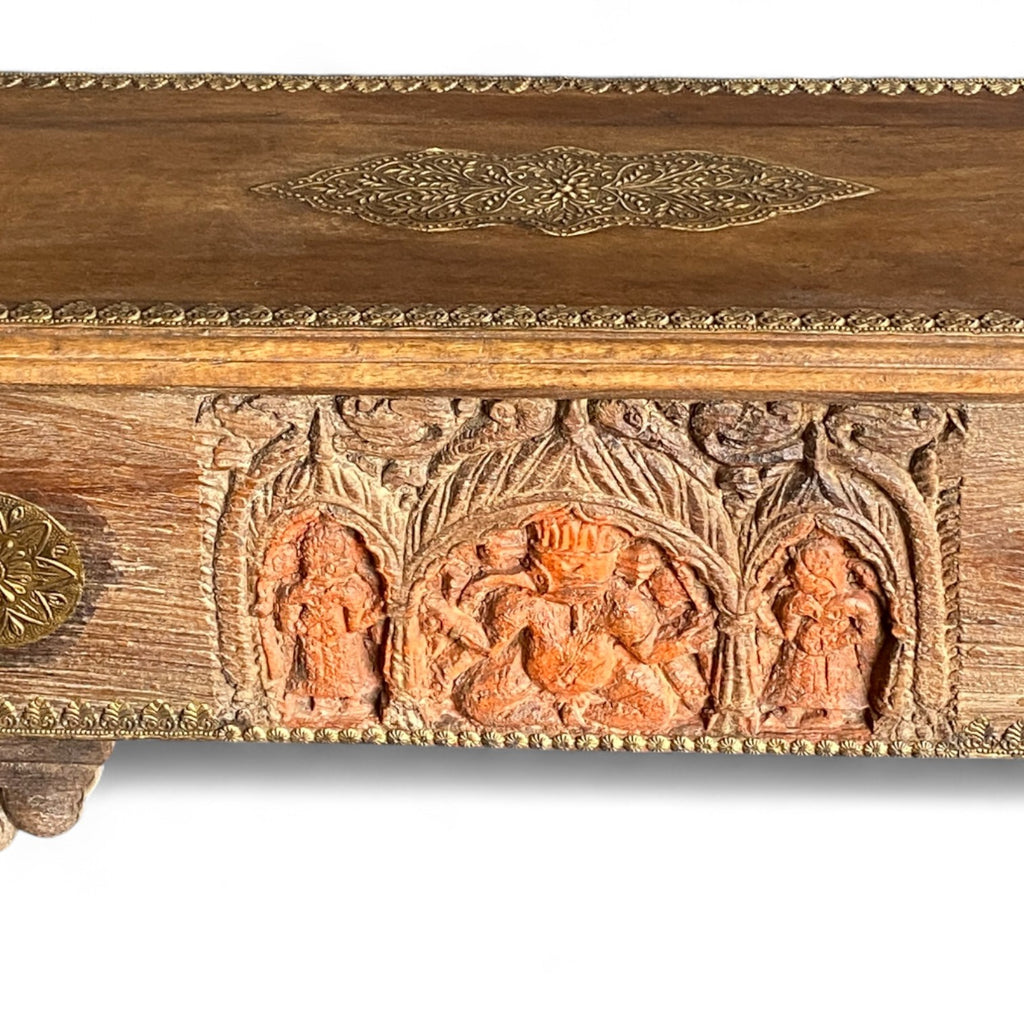 BRASS FTD. CONSOLE TABLE