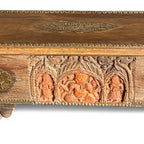 BRASS FTD. CONSOLE TABLE