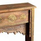 BRASS FTD. CONSOLE TABLE