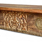 BRASS FTD. COSNOLE TABLE