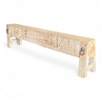 VINTAGE HAND CARVED BENCH