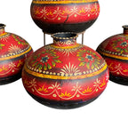 IRON HAND PAINTED POT